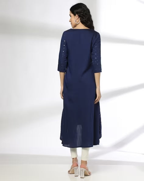 Women Embellished A-Line Kurta with Insert Pocket